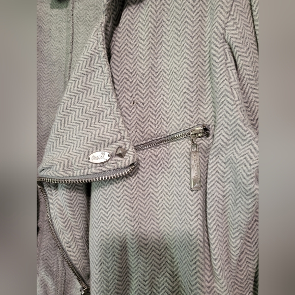 Oniell grey zip up sweater - Picture 4 of 7